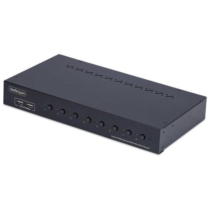 Startech.com Switch KVM DisplayPort 8 Porte 4K60Hz KIT_ Rack 1U Commutazione Rapida