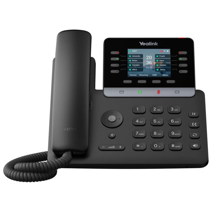 Yealink, Telefono IP con WiFi e Bluetooth, Nero