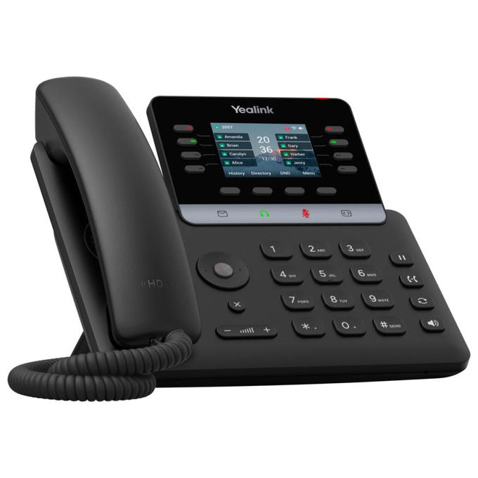 Yealink, Telefono IP con WiFi e Bluetooth, Nero