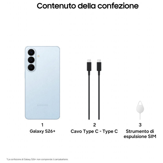 Samsung Galaxy S26+ Smartphone AI 512GB Blu