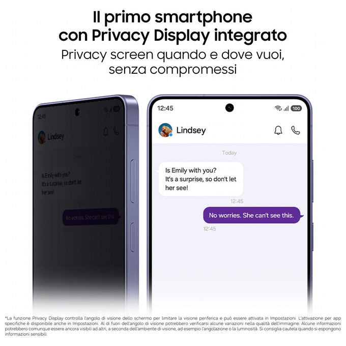 Samsung Galaxy S26 Ultra Enterprise Edition 512GB Nero Smartphone AI con Privacy Display