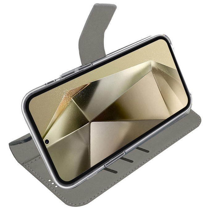 Celly WALLY1163 Custodia a Libro Portafoglio Samsung Galaxy S26 5G Ecopelle Chiusura Magnetica Funzione Stand 3 Slot Carte colore Nero