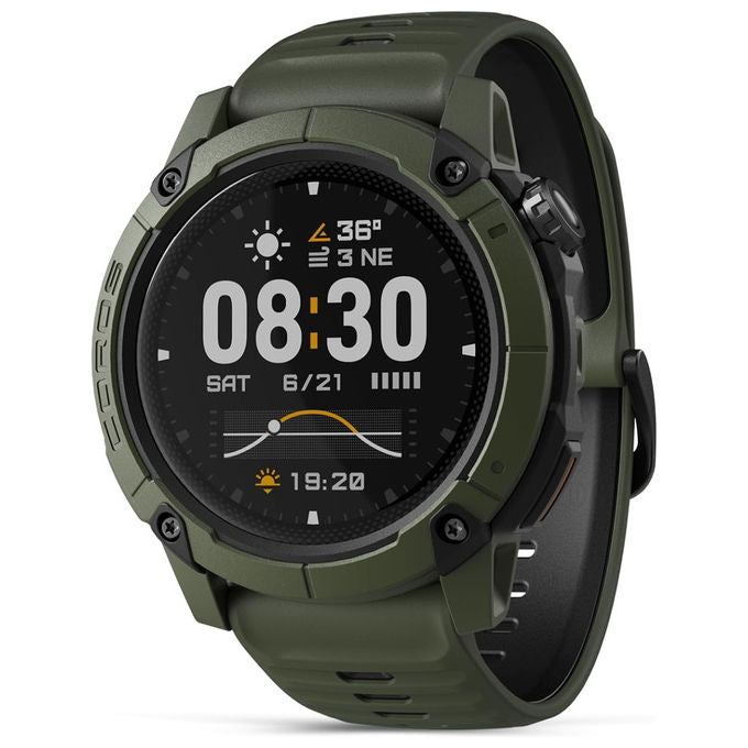 Coros Nomad Orologio GPS Sportivo Touchscreen MIP 1.3'' 22 giorni Batteria Mappe Globali Verde