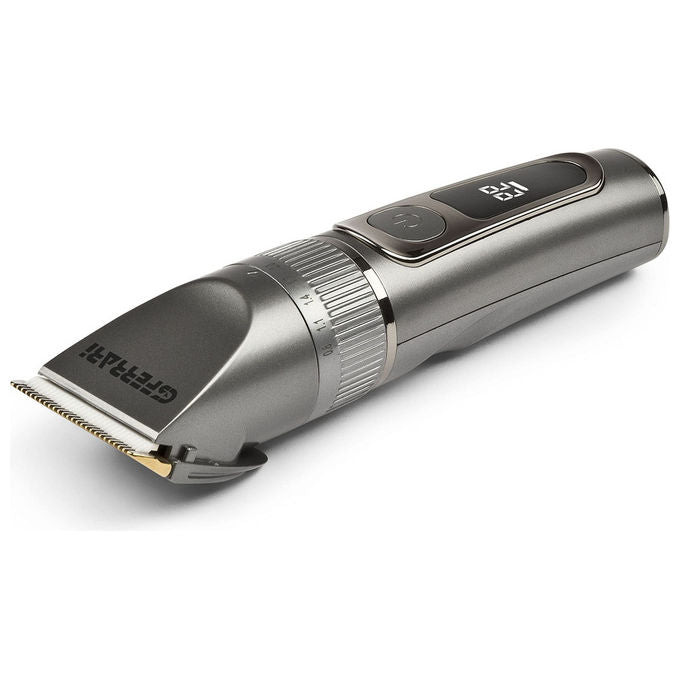 G3 Ferrari, Tagliacapelli e Barba Ricaricabile Razor Act, Batteria Litio, Display Digitale, Grigio