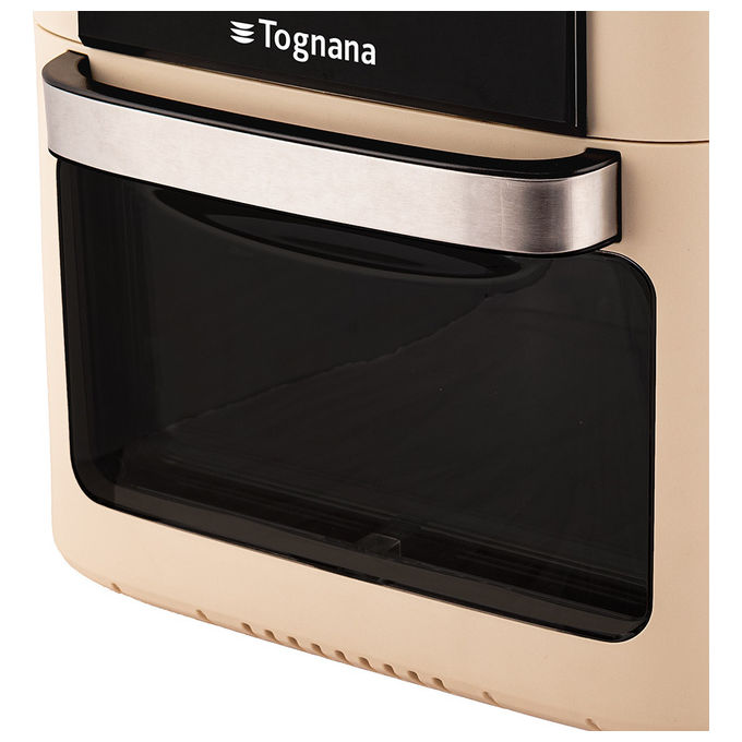 Tognana Porcellane Friggitrice ad Aria Calda 11 L 2000 W Beige e Nero