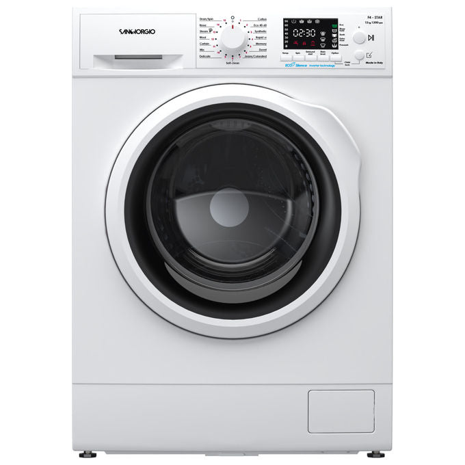 SanGiorgio F1012A9 Lavatrice Caricamento Frontale 10 Kg 1200 rpm Classe A (84x60x59 cm) colore Bianco