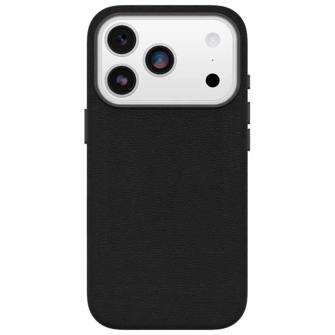 Otterbox Symmetry Series Cactus Leather MagSafe Custodia iPhone 17 Pro Antiurto Nera
