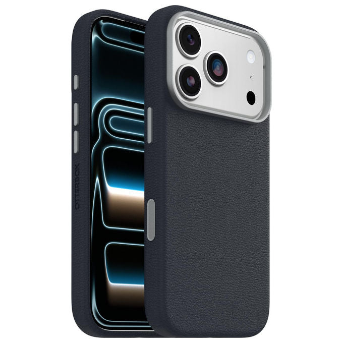 Otterbox Symmetry Series Cactus Leather MagSafe Cover iPhone 17 Pro Antiurto Blu