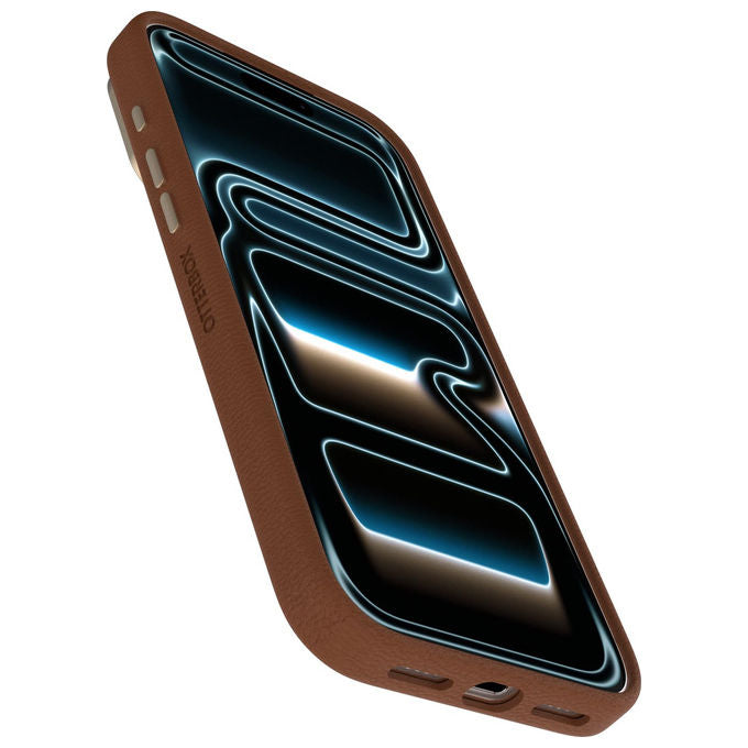 Otterbox Symmetry Series Cactus Leather MagSafe Custodia iPhone 17 Pro Max Marrone Antiurto