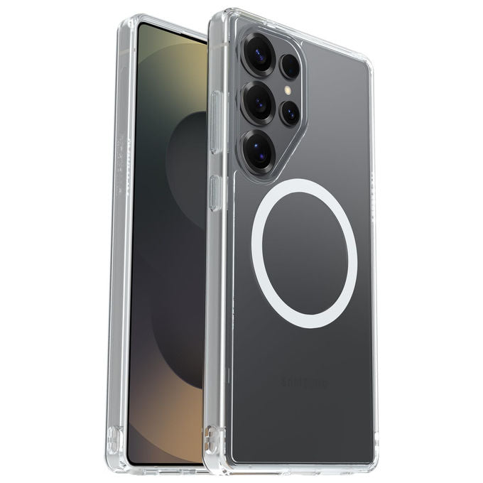 OtterBox, Cover Samsung Galaxy S25 Ultra, Symmetry Series Clear con Magneti, Resistente a shock e cadute, Trasparente