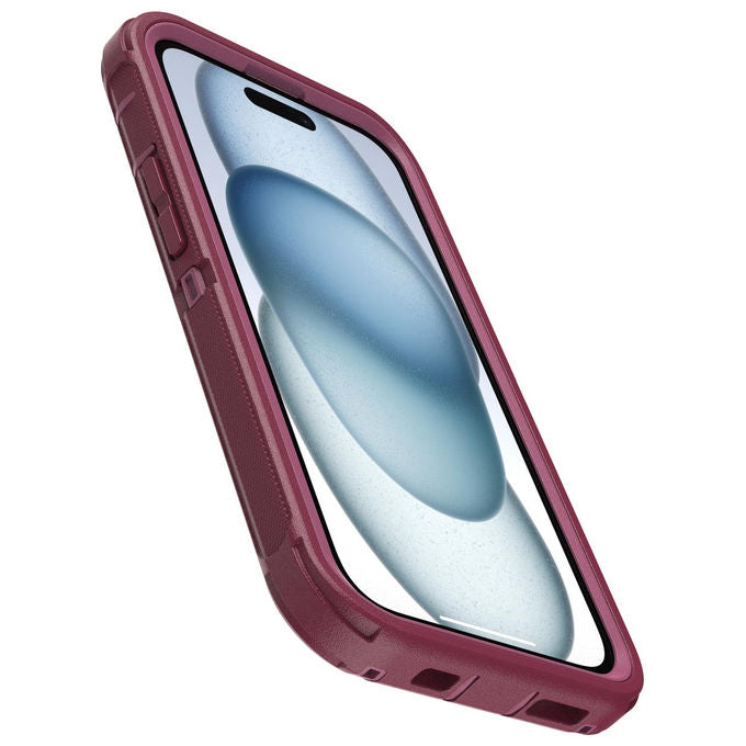 OtterBox, Custodia Defender Series MagSafe per iPhone 13, 14, 15, 16e, 17e, Antiurto, Rosa