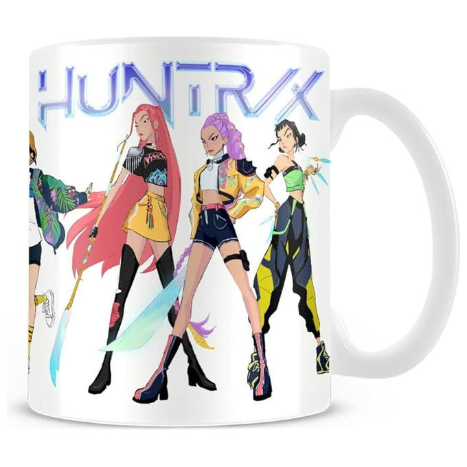 Pyramid Tazza Ceramica K-Pop Demon Hunters Huntrix Girls Bianca 315 ml