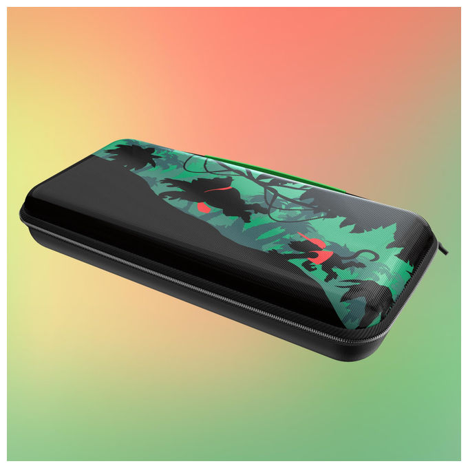Turtle Beach Custodia PlayTrek Donkey Kong per Nintendo Switch 2 Nero e Verde