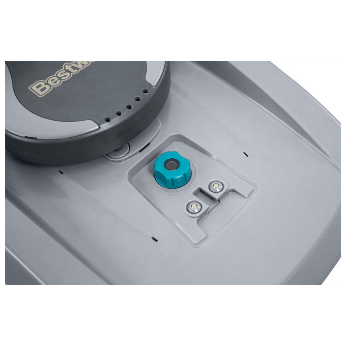 Bestway 58942 AquaTronix Pro G300 Robot Piscina 2in1 Aspiratore e Skimmer Cordless Batteria Litio 120 min fino a 50 m² colore Grigio