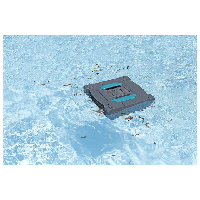 Bestway 58942 AquaTronix Pro G300 Robot Piscina 2in1 Aspiratore e Skimmer Cordless Batteria Litio 120 min fino a 50 m² colore Grigio