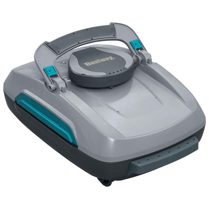 Bestway 58942 AquaTronix Pro G300 Robot Piscina 2in1 Aspiratore e Skimmer Cordless Batteria Litio 120 min fino a 50 m² colore Grigio
