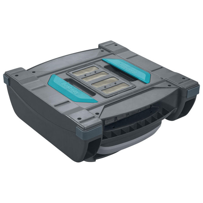 Bestway 58942 AquaTronix Pro G300 Robot Piscina 2in1 Aspiratore e Skimmer Cordless Batteria Litio 120 min fino a 50 m² colore Grigio