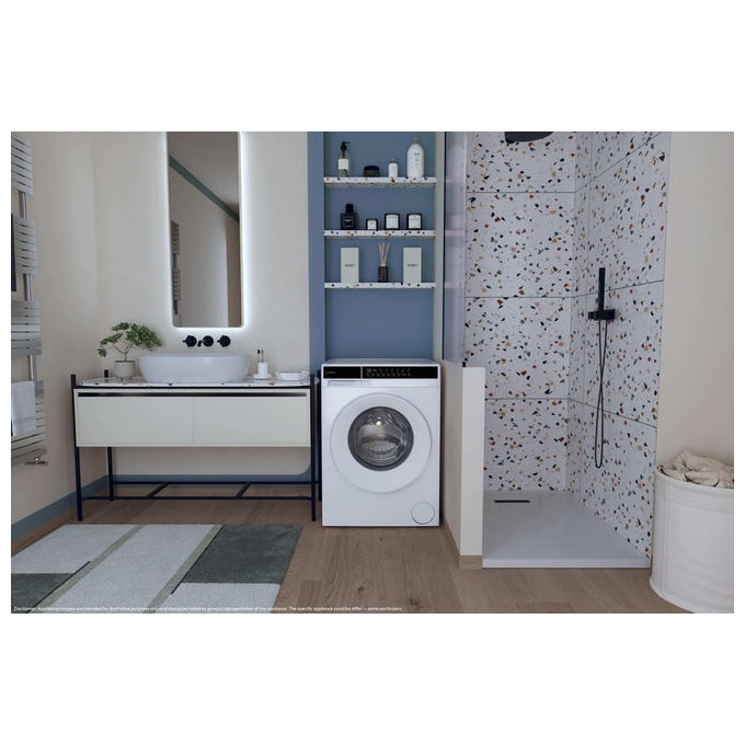 Candy EY27S7-S Easy Lavatrice Slim 7 Kg 1200 rpm Classe A Inverter Fresh Vapor (85x59.5x46.7 cm) colore Bianco