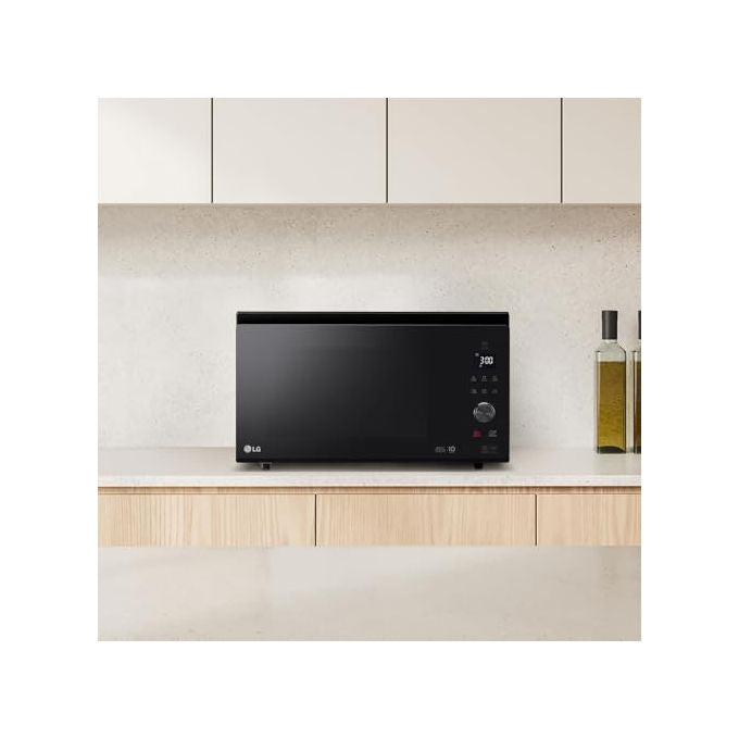 LG MJ3965BPB NeoChef Forno a Microonde Combinato con Grill 39 L 1100 W Smart Inverter Frittura Fermentazione Vapore colore Nero
