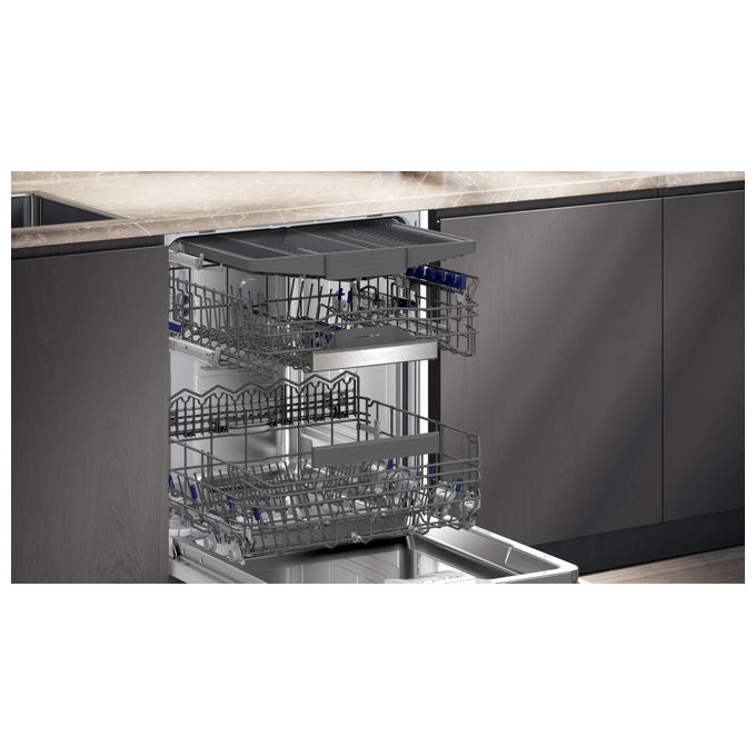 Siemens SN95EX22CE iQ500 Lavastoviglie a Scomparsa Totale 14 coperti Classe A 42 dB Wi-Fi AutoOpen Dry varioSpeed Plus (81.5x59.8x55 cm) colore Nero