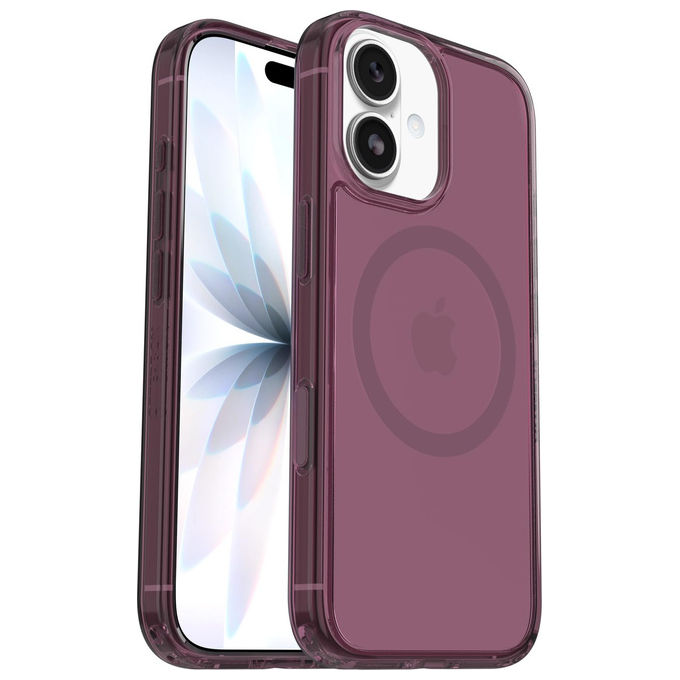 Otterbox, Symmetry Clear MagSafe, Custodia per iPhone 17, Resistente a shock, Trasparente-Rosa