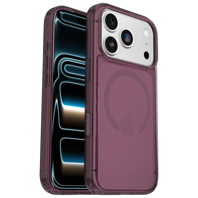 OtterBox, Custodia Symmetry Clear MagSafe, iPhone 17 Pro, Rosa