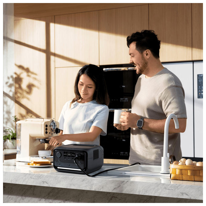 Ecoflow River 3 Plus Stazione di Alimentazione Portatile 286Wh LiFePO4 600W