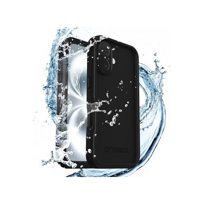 Otterbox Cover iPhone 16 Frē Series MagSafe Impermeabile IP68 Antiurto Nera