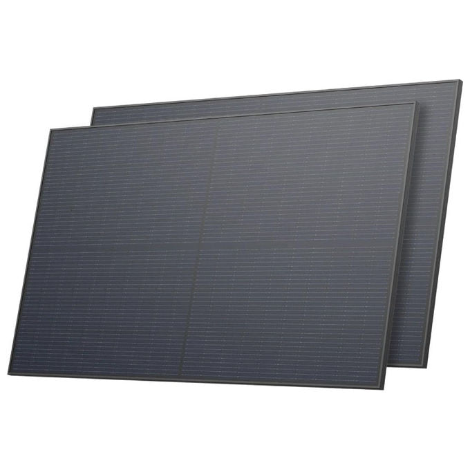 EF ECOFLOW, Pannello Solare Rigido, 450W, 2 Unita', Monocristallino, Alluminio