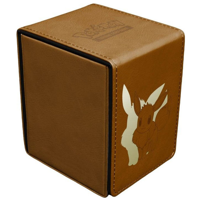 Ultra Pro Alcove Flip Elite Series Deck Box Pokémon Eevee ecopelle chiusura magnetica 100 carte colore Multicolore