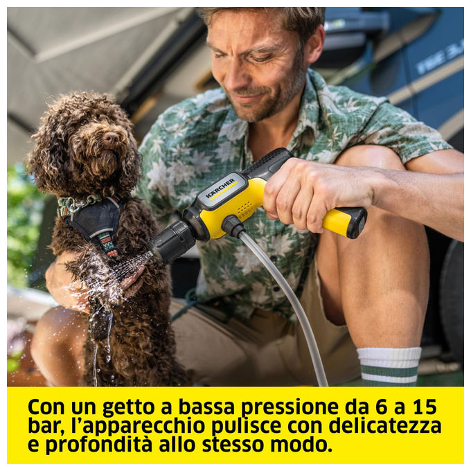 Karcher, Idropulitrice Portatile, A Batteria, 15 Bar, Multi Jet 4 in 1, OC Handheld Compact