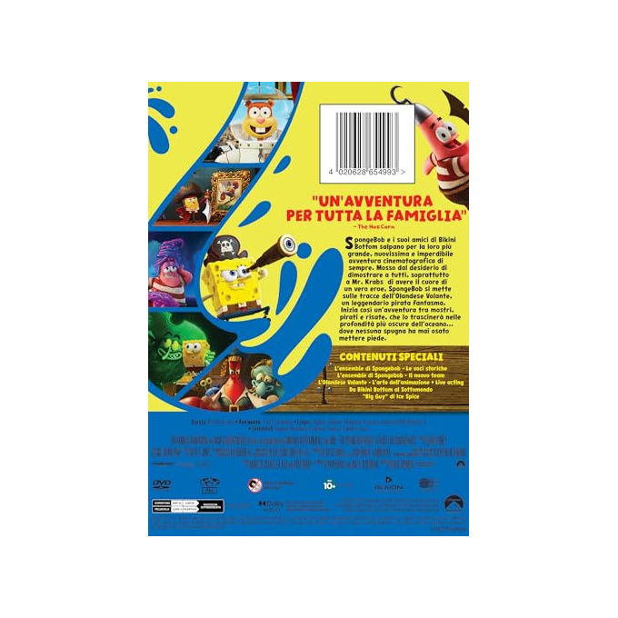 Spongebob Un'avventura da pirati Film DVD Edizione DVD