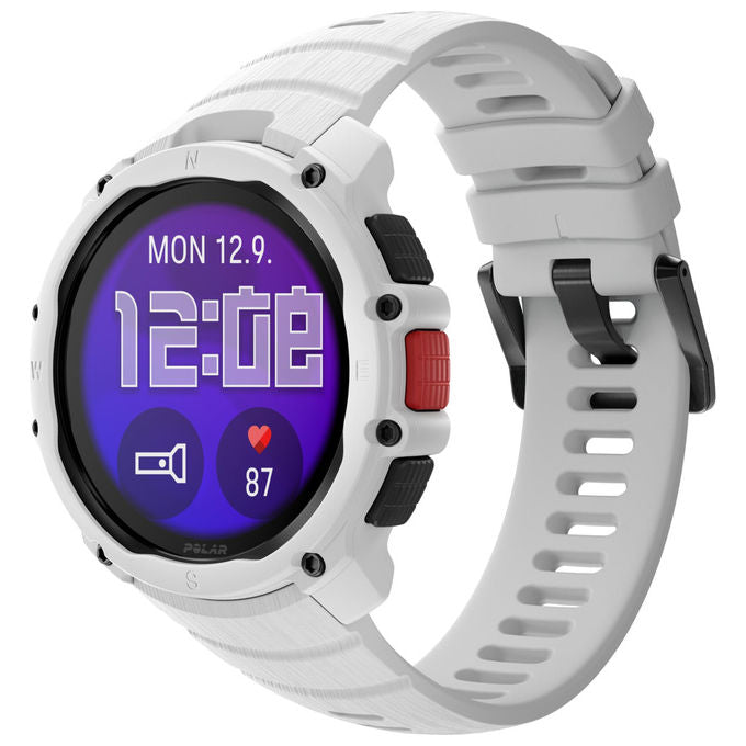 Polar, Street X Orologio Sportivo GPS, Cardiofrequenzimetro, Bianco, S-L
