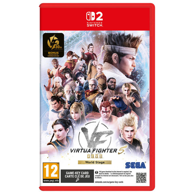 SEGA Virtua Fighter 5 R.E.V.O. World Stage 30th Anniversary Edition Game-Key Card Nintendo Switch 2