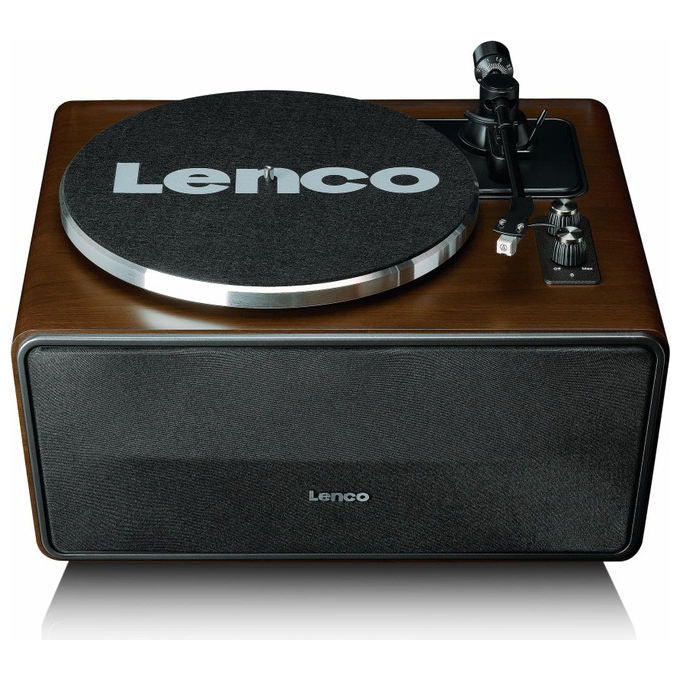 Lenco MC-760BK Sistema Hi-Fi All-in-One Giradischi Lettore CD Radio DAB+ FM Bluetooth 5.3 Wi-Fi Spotify Connect 60W colore Nero
