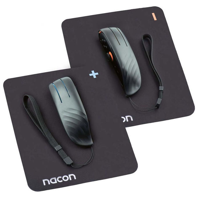Nacon KIT_ Accessori Mouse Nintendo Switch 2 2 Tappetini 2 Joy-Con Nero