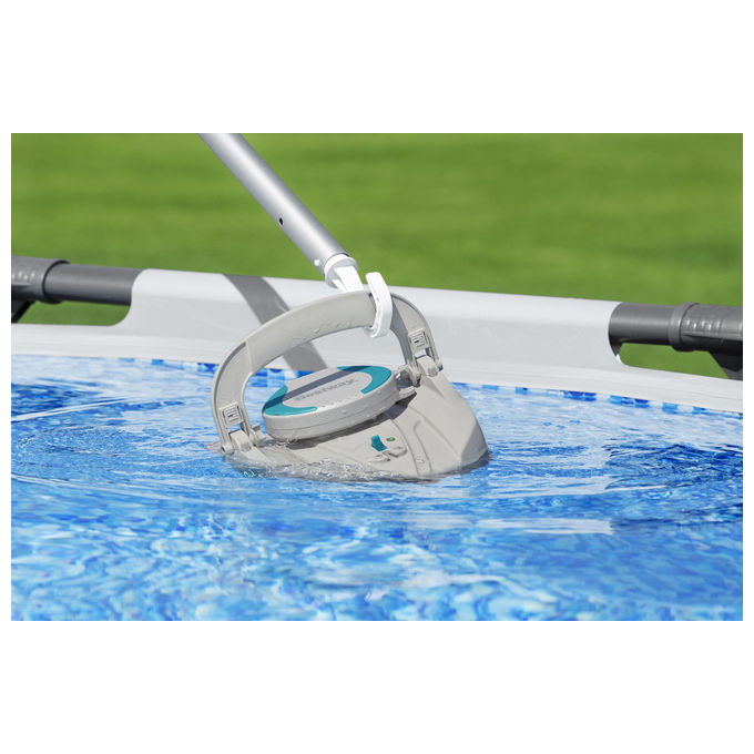 Bestway 58864 AquaTronix G100 Robot Pulitore Piscina a Batteria Li-Ion 7.4V autonomia 30 min fino a 18 m² colore Blu Grigio
