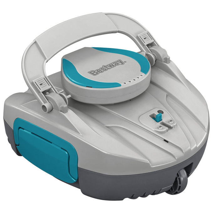 Bestway 58864 AquaTronix G100 Robot Pulitore Piscina a Batteria Li-Ion 7.4V autonomia 30 min fino a 18 m² colore Blu Grigio