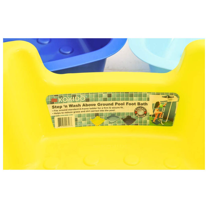 Bestway K672BU Step N Wash Vaschetta Lavapiedi per Piscina Fuori Terra in Plastica 9 L colore Blu