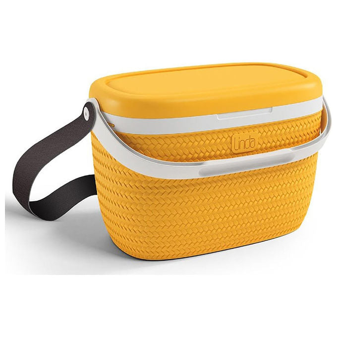 Adriatic Borsa Frigo Linda 18 Litri Gialla con Cinghia