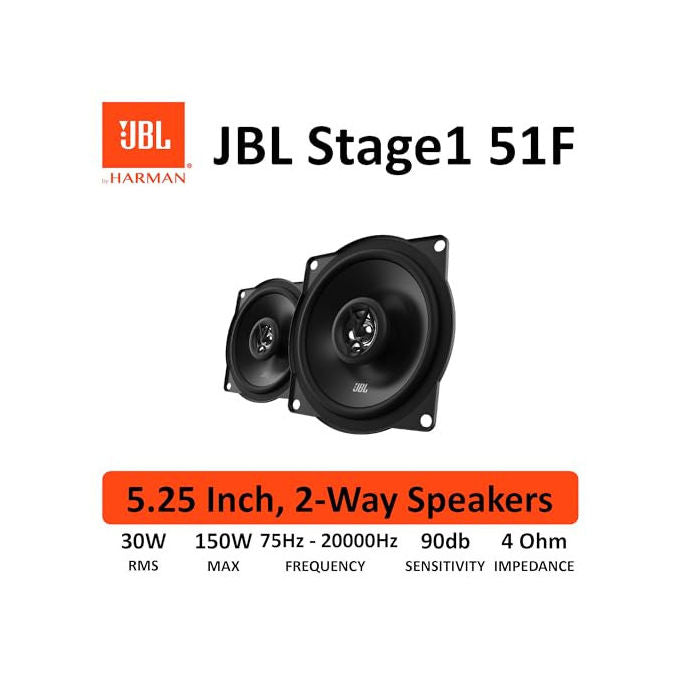 JBL Altoparlanti Auto Coassiali 13 cm 2 Vie 30W Rms 4 Ohm