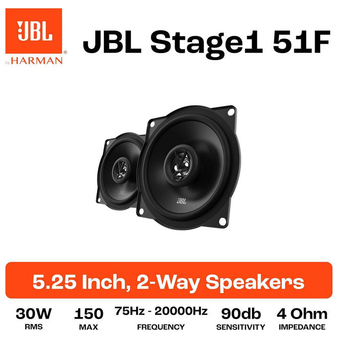 JBL Altoparlanti Auto Coassiali 13 cm 2 Vie 30W Rms 4 Ohm