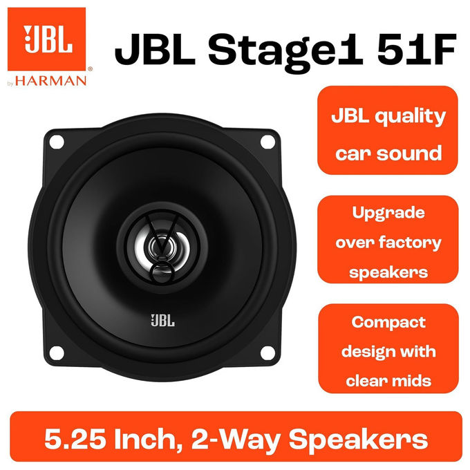 JBL Altoparlanti Auto Coassiali 13 cm 2 Vie 30W Rms 4 Ohm