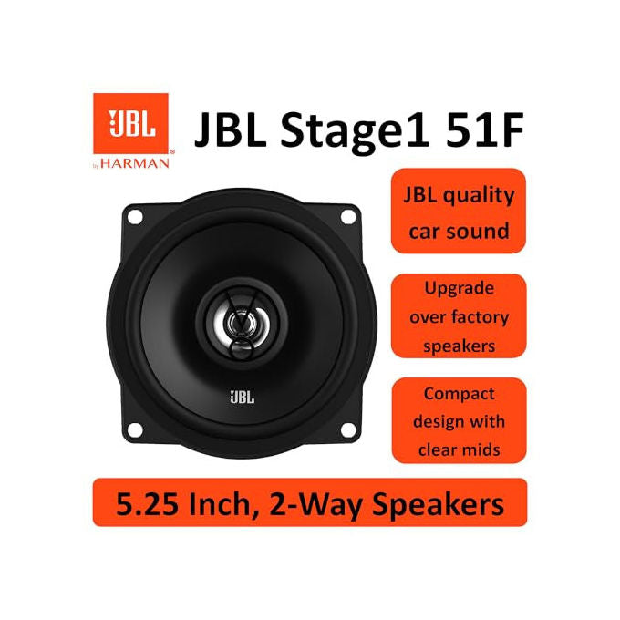 JBL Altoparlanti Auto Coassiali 13 cm 2 Vie 30W Rms 4 Ohm