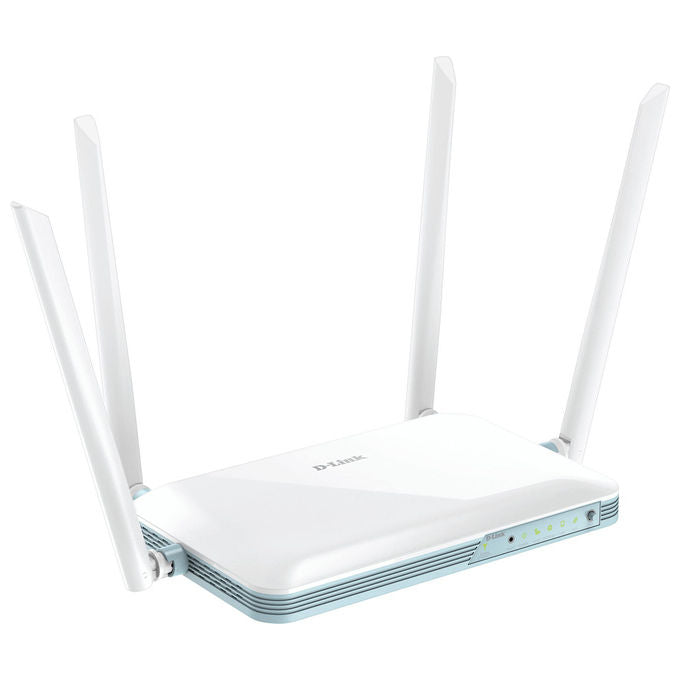 D-Link, Router 4G N300, Eagle Pro AI, Wireless Fast Ethernet, Banda Singola 2.4 GHz, Bianco
