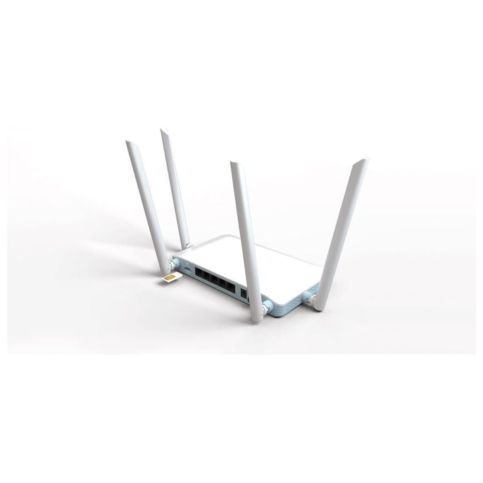 D-Link, Router 4G N300, Eagle Pro AI, Wireless Fast Ethernet, Banda Singola 2.4 GHz, Bianco