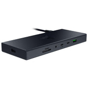 Razer, Docking Station USB 4, Supporto doppio display, 14 Porte, USB-C, USB-A, HDMI, DisplayPort, Nero