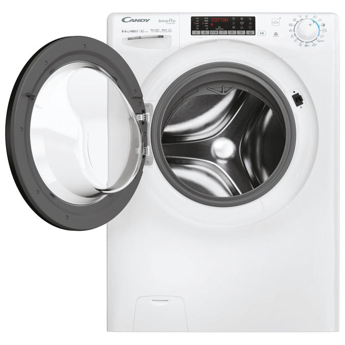 Candy CSOW4856TWMB6-S Smart Pro Lavasciuga Inverter 8-5 Kg 1400 rpm Classe A Wi-Fi Bluetooth (89x60x54 cm) colore Bianco