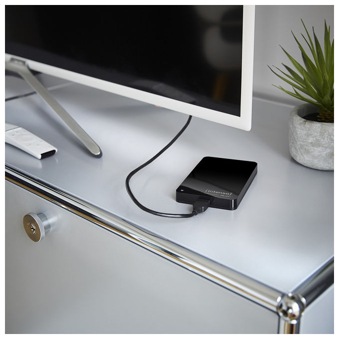 Intenso, Hard Disk Esterno 2TB, USB 3.0, 2.5 Pollici, Nero