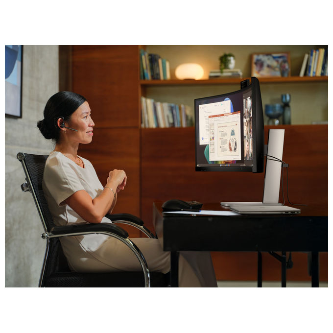 HP, Monitor Curvo 49'', DQHD, Serie 5 Pro, 549pm, Nero